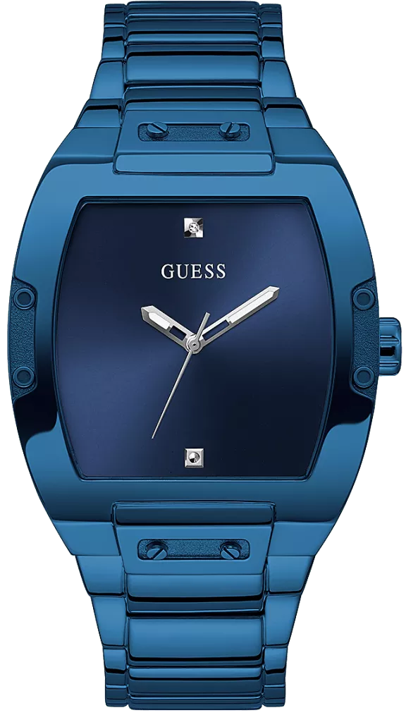 Shop Guess Phoenix Blue Dial Blue Steel Strap Watch for Men - GW0387G4 in USA