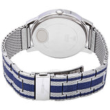 Guess Richmond Blue Dial Two Tone Mesh Bracelet Watch for Men - W1179G1 Buy Now By Guess