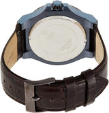 Guess Force Quartz Brown Dial Brown Leather Strap Watch For Men - W0674G5 Buy Now By Guess
