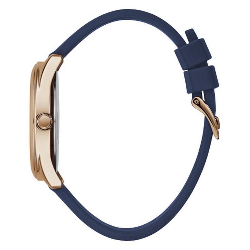 Guess G Twist White Dial Blue Silicone Strap Watch For Women - W0911L6 Buy Now By Guess