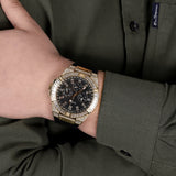 Guess Zeus Chronograph Diamonds Black Dial Black Silicone Strap Watch For Men - GW0208G2 Buy Now By Guess
