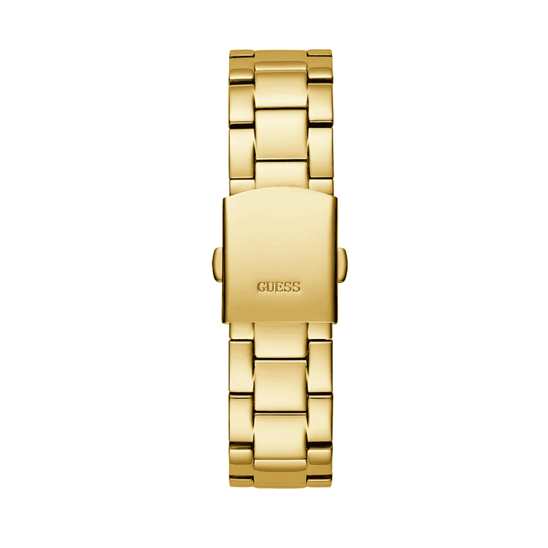 Guess Confetti Chronograph Rainbow Dial Gold Steel Strap Watch For Women - GW0483L4 Buy Now By Guess