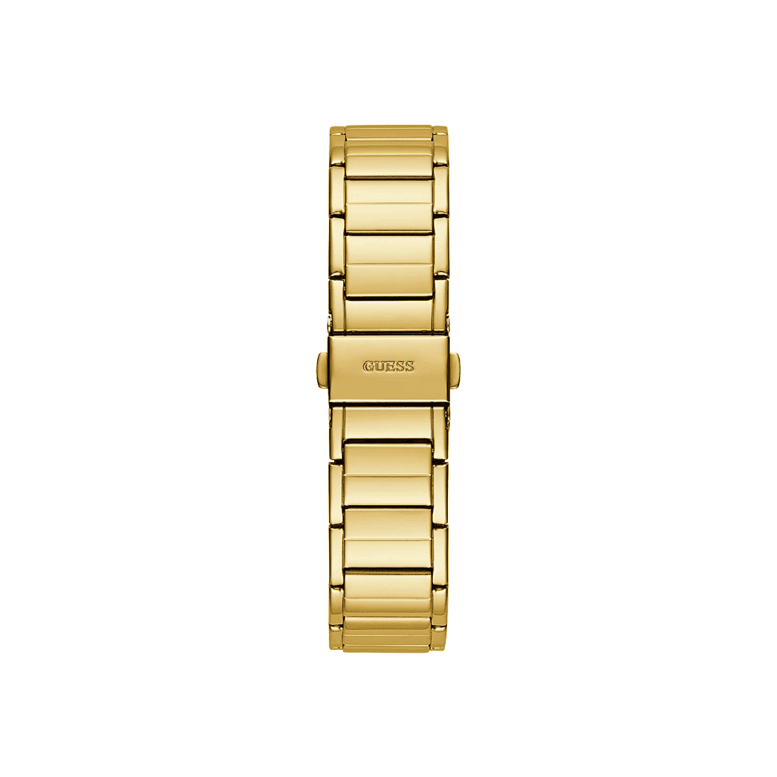 Guess Fusion Chronograph Gold Dial Gold Steel Strap Watch for Women - GW0552L2