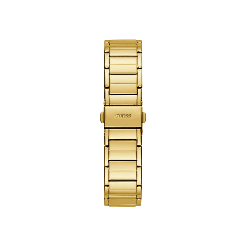 Guess Fusion Chronograph Gold Dial Gold Steel Strap Watch for Women - GW0552L2 Buy Now By Guess