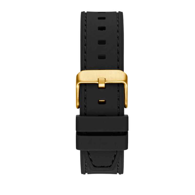 Guess Headliner Multifunction Green Dial Black Silicone Strap Watch For Men - GW0571G3 Buy Now By Guess