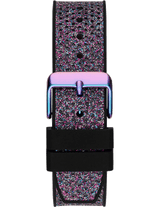 Guess Multifunction Analog Purple Dial Black Rubber Strap Watch For Women - GW0620L4 Buy Now By Guess