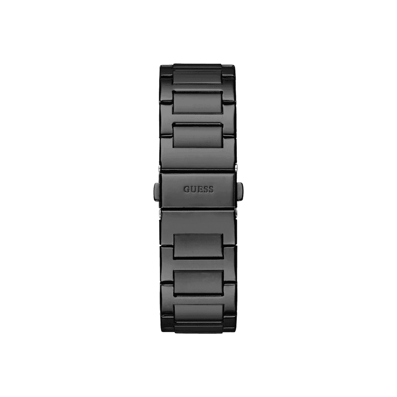 Guess Integrity Analog Black Dial Black Steel Strap Watch for Men - GW0631G2 Buy Now By Guess