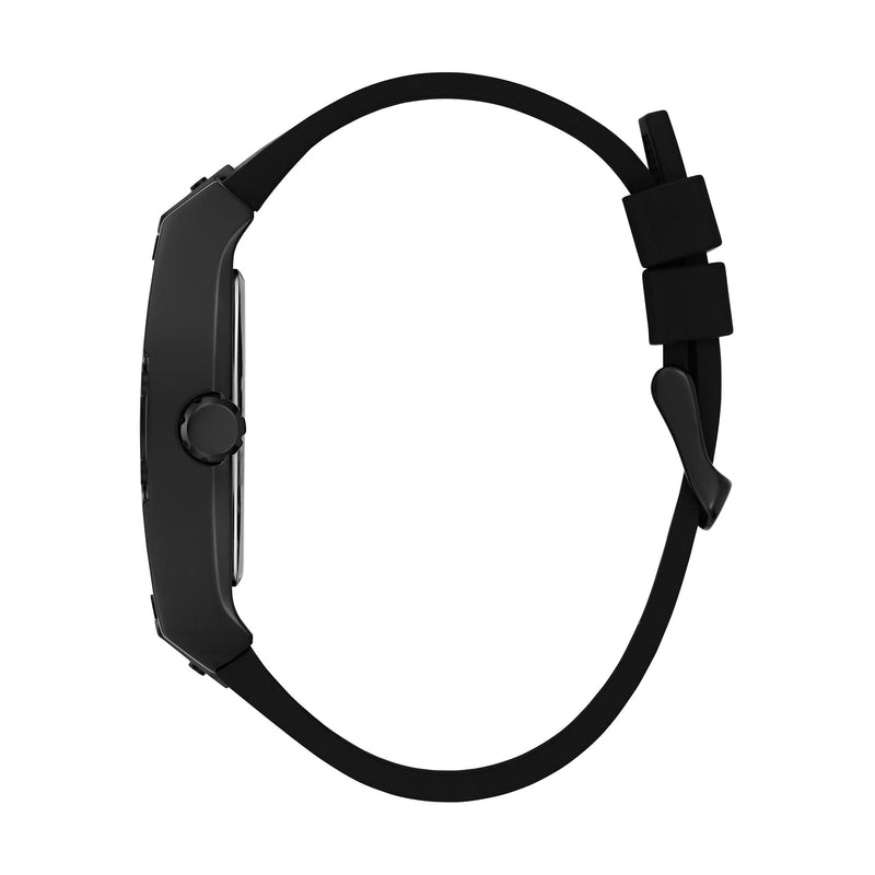 Guess Legend Analog Black Dial Black Rubber Strap Watch For Men - GW0648G1 Buy Now By Guess