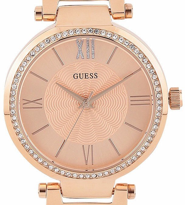 Guess Soho Rose Gold Dial Stainless Steel Watch For Women - W0638L4 Buy Now By Guess