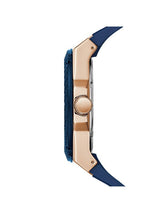 Guess Legacy Blue Dial Blue Silicone Strap Watch For Men - W1049G2 Buy Now By Guess