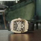 Guess Phoenix Multifunction Black Dial Black Leather Strap Watch for Men - GW0202G1 Buy Now By Guess