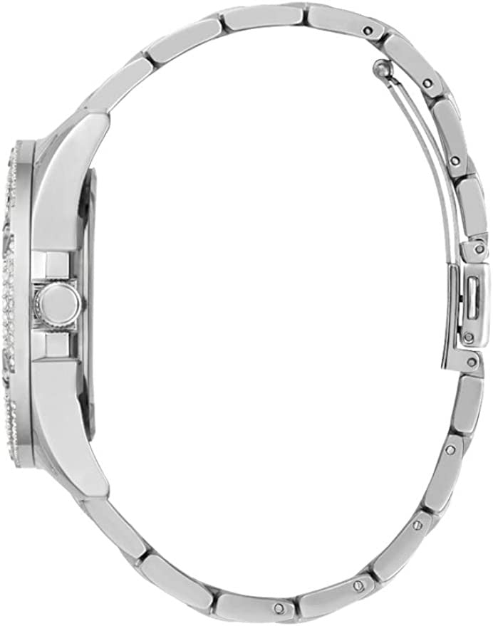 Guess Queen Quartz Silver Dial Silver Steel Strap Watch For Women - GW0464L1 Buy Now By Guess