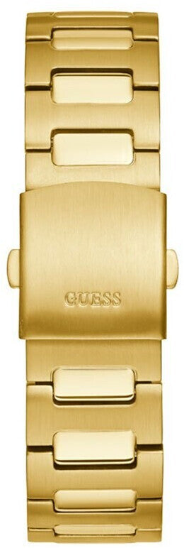 Shop Guess Scope Gold Dial Gold Steel Strap Watch for Men - GW0454G2 in USA