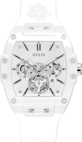 Guess Phoenix Multifunction White Dial White Rubber Strap Watch for Men - GW0203G2 Buy Now By Guess