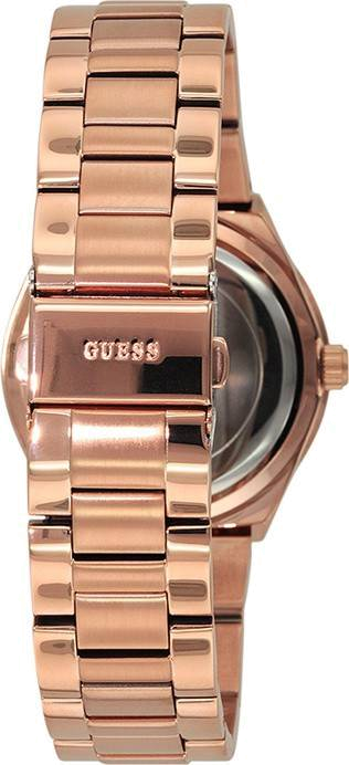 Guess Mini Spectrum Quartz Rose Gold Dial Rose Gold Steel Strap Watch For Women - W0122L3 Buy Now By Guess