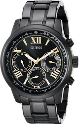 Guess Classic Multi-Function Black Dial Black Steel Strap Watch For Women - W0330L15 Buy Now By Guess