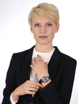 Guess Analog Quartz Blue Dial Blue Rubber Strap Watch For Women - W0562L3 Buy Now By Guess
