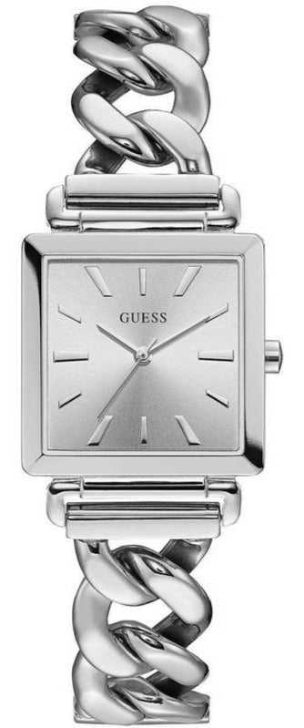 Shop Guess Vanity Silver Dial Silver Steel Strap Watch for Women - W1029L1 in USA