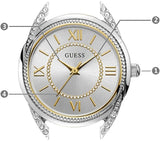 Guess Whisper Silver Dial Gold Mesh Bracelet Watch for Women - W1084L2 Buy Now By Guess