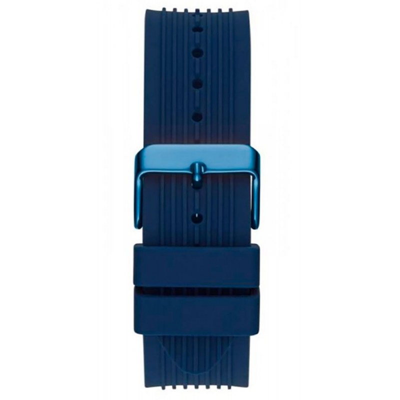 Shop Guess Poseidon Blue Dial Blue Rubber Strap Watch for Men - GW0057G3 in USA
