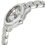 Guess Water Pro Diamonds Silver Dial Silver Steel Strap Watch For Women - G75511M Buy Now By Guess