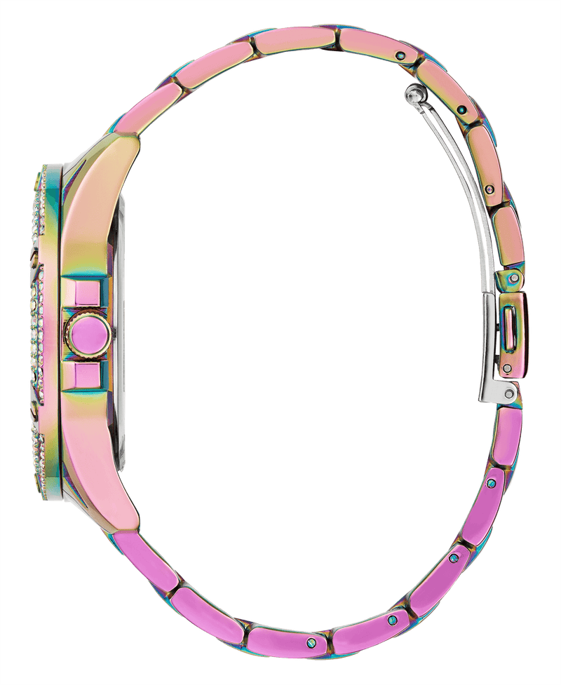 Shop Guess Queen Multicolor Dial Multicolor Steel Strap Watch For Women - GW0464L4 in USA