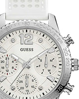 Guess Marina Quartz White Dial White Rubber Strap Watch For Women - W1025L1 Buy Now By Guess