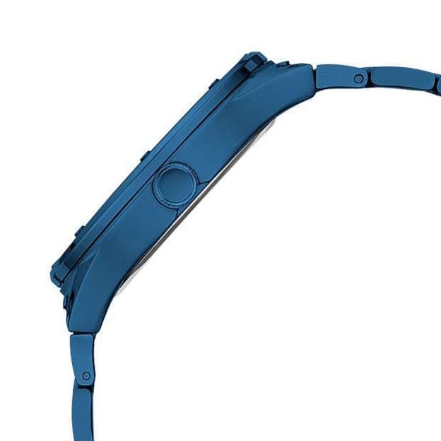 Guess Scope Multifunction Blue Dial Blue Steel Strap Watch for Men - GW0454G4 Buy Now By Guess