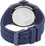 Shop Guess Poseidon Blue Dial Blue Rubber Strap Watch for Men - GW0057G3 in USA