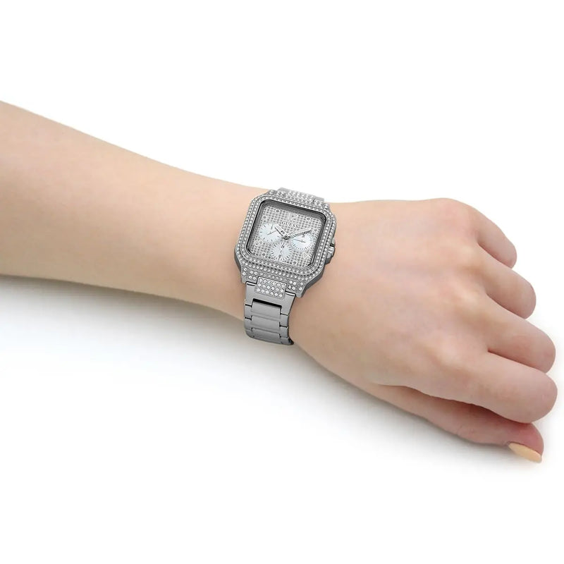 Guess Deco Multifunction Quartz Silver Dial Silver Steel Strap Watch For Women - GW0472L1 Buy Now By Guess