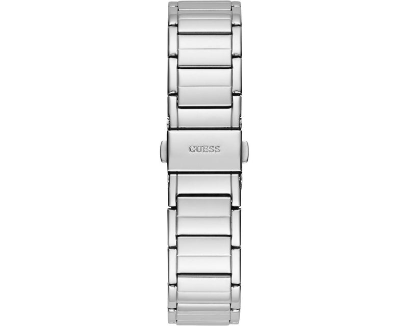 Guess Fusion Chronograph Crystals Silver Dial Silver Steel Strap Watch For Women - GW0552L1 Buy Now By Guess