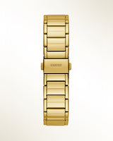 Guess Fusion Chronograph Gold Dial Gold Steel Strap Watch for Women - GW0552L2 Buy Now By Guess
