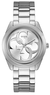 Guess G-Twist Silver Dial Silver Steel Strap Watch for Women - W1082L1 Buy Now By Guess