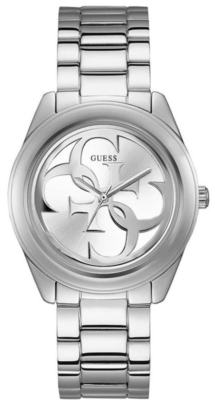 Guess G-Twist Silver Dial Silver Steel Strap Watch for Women - W1082L1 Buy Now By Guess