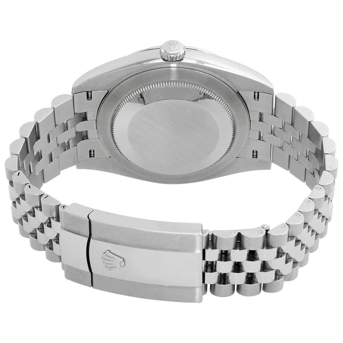 Rolex Datejust 41 Oyster Mint Green Dial Oyster Steel & White Gold Strap Watch for Men - M126334-0028