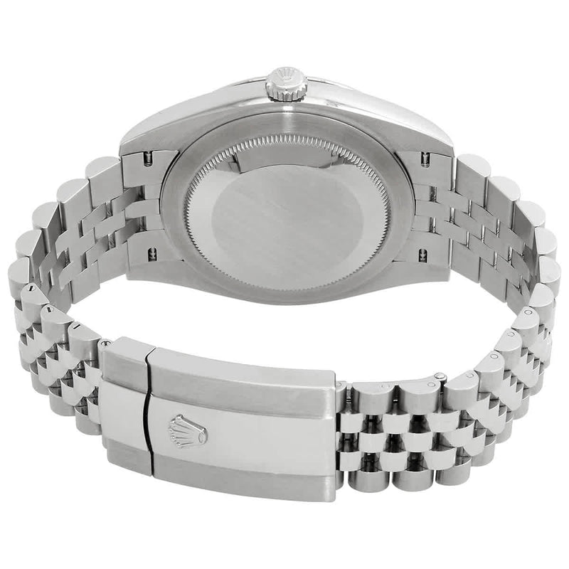 Shop Rolex Datejust 41 Oyster Mint Green Dial Oyster Steel & White Gold Strap Watch for Men - M126334-0028 in USA