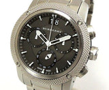 Shop Burberry Utilitarian Chronograph Black Dial Silver Steel Strap Watch For Men - BU9800 in USA