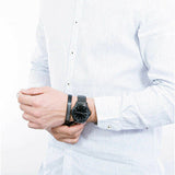 Armani Exchange Hampton Black Dial Black Steel Strap Watch For Men - AX7101 Buy Now By Armani Exchange