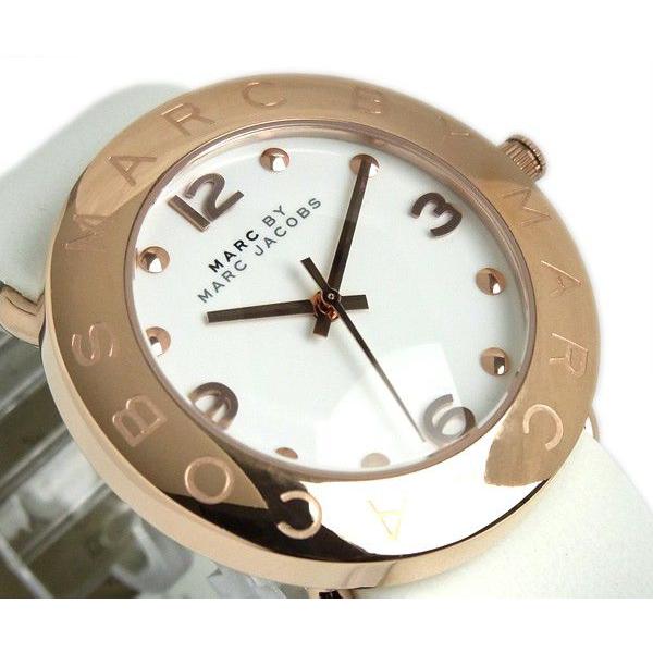 Marc Jacobs Amy White Dial White Leather Strap Watch for Women - MBM1180 Buy Now By Marc Jacobs