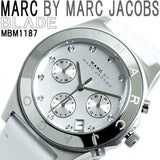 Marc Jacobs Blade White Dial White Leather Strap Watch for Women - MBM1187 Buy Now By Marc Jacobs