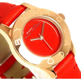 Marc Jacobs Blade Red Dial Red Leather Strap Watch for Women - MBM1210 Buy Now By Marc Jacobs
