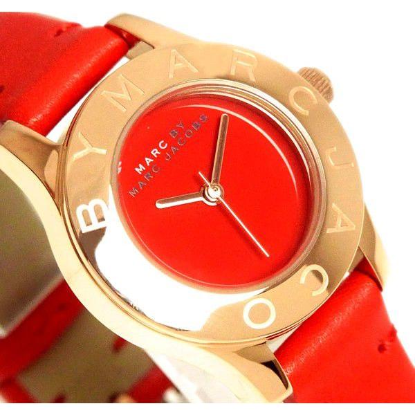 Marc Jacobs Blade Red Dial Red Leather Strap Watch for Women - MBM1210 Buy Now By Marc Jacobs