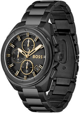 Hugo Boss Driver Black Dial Black Steel Strap Watch for Men - 1513277 Buy Now By Hugo Boss