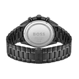 Hugo Boss Champion Chronograph Black Dial Black Steel Strap Watch for Men - 1513960