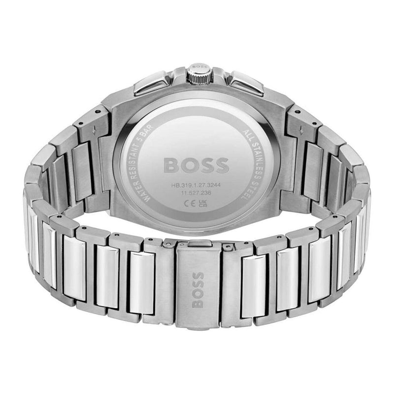Hugo Boss Supernova Chronograph Black Dial Silver Steel Strap Watch for Men - 1513359 Buy Now By Hugo Boss