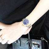 Versace Hellenyium Blue Dial Two Tone Steel Strap Watch for Women - V12060017 Buy Now By Versace