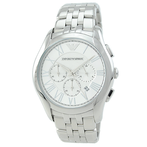 Emporio Armani Velente Chronograph Quartz Silver Dial Silver Steel Strap Watch For Men - AR1702 Buy Now By Emporio Armani