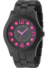Marc Jacobs Pelly Black Dial Black Silicone Strap Watch for Women - MBM2517 Buy Now By Marc Jacobs