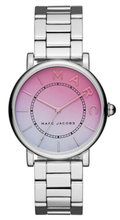 Marc Jacobs Roxy Pink Dial Silver Steel Strap Watch for Women - MJ3552 Buy Now By Marc Jacobs