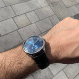 Tissot Chemin Des Tourelles Powermatic 80 Blue Dial Blue Leather Strap Watch for Men - T099.407.16.048.00 Buy Now By Tissot